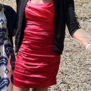 Express  Red/Maroon Sleeveless Mini dress